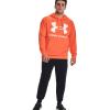 Under Armour Men’s Rival Fleece Sportstyle Logo Hoodie((866) Orange Blast / / Onyx White)