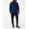 Under Armour Men’s Rival Fleece Sportstyle Logo Hoodie(Academy Blue (408)/Onyx White)