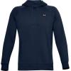Under Armour Men’s Rival Fleece Sportstyle Logo Hoodie(Academy Blue (408)/Onyx White)