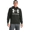 Under Armour Men’s Rival Fleece Sportstyle Logo Hoodie(Baroque Green (310)/Onyx White)