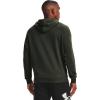 Under Armour Men’s Rival Fleece Sportstyle Logo Hoodie(Baroque Green (310)/Onyx White)