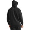 Under Armour Men’s Rival Fleece Sportstyle Logo Hoodie(Black (001)/Onyx White)