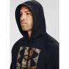 Under Armour Men’s Rival Fleece Sportstyle Logo Hoodie(Black (002)/Realtree Edge)