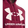 Under Armour Men’s Rival Fleece Sportstyle Logo Hoodie(Black Rose (664)/Onyx White)
