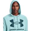 Under Armour Men’s Rival Fleece Sportstyle Logo Hoodie(Breeze (441)/Dark Cyan)