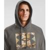 Under Armour Men’s Rival Fleece Sportstyle Logo Hoodie(Brown Umber (281)/Realtree Edge)