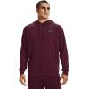 Under Armour Men’s Rival Fleece Sportstyle Logo Hoodie(Dark Maroon (601)/Onyx White)