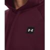 Under Armour Men’s Rival Fleece Sportstyle Logo Hoodie(Dark Maroon (601)/Onyx White)