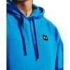 Under Armour Men’s Rival Fleece Sportstyle Logo Hoodie(Electric Blue (428)/Onyx White)