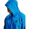 Under Armour Men’s Rival Fleece Sportstyle Logo Hoodie(Electric Blue (428)/Onyx White)