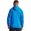 Under Armour Men’s Rival Fleece Sportstyle Logo Hoodie(Electric Blue (428)/Onyx White)