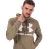 Under Armour Men’s Rival Fleece Sportstyle Logo Hoodie(Green)