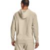 Under Armour Men’s Rival Fleece Sportstyle Logo Hoodie(Khaki Base Light Heather (289)/Onyx White)