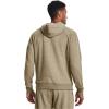 Under Armour Men’s Rival Fleece Sportstyle Logo Hoodie(Khaki Gray Light Heather (038)/Gray)