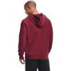 Under Armour Men’s Rival Fleece Sportstyle Logo Hoodie(League Red Light Heather (626)/Onyx White)