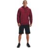 Under Armour Men’s Rival Fleece Sportstyle Logo Hoodie(League Red Light Heather (626)/Onyx White)