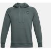 Under Armour Men’s Rival Fleece Sportstyle Logo Hoodie(Lichen Blue (424)/Onyx White)