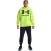 Under Armour Men’s Rival Fleece Sportstyle Logo Hoodie(Lime Fizz (291)/Black)