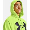 Under Armour Men’s Rival Fleece Sportstyle Logo Hoodie(Lime Fizz (291)/Black)