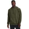 Under Armour Men’s Rival Fleece Sportstyle Logo Hoodie(Marine Od Green Light Heather (390)/Onyx White)