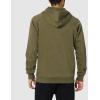 Under Armour Men’s Rival Fleece Sportstyle Logo Hoodie(Marine Od Green Light Heather (390)/Onyx White)