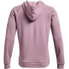 Under Armour Men’s Rival Fleece Sportstyle Logo Hoodie(Mauve Pink (698)/Black)