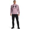 Under Armour Men’s Rival Fleece Sportstyle Logo Hoodie(Mauve Pink (698)/Black)
