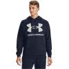 Under Armour Men’s Rival Fleece Sportstyle Logo Hoodie(Midnight Navy (410)/Onyx White)