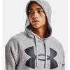 Under Armour Men’s Rival Fleece Sportstyle Logo Hoodie(Mod Gray Light Heather (011)/Black)