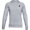 Under Armour Men’s Rival Fleece Sportstyle Logo Hoodie(Mod Gray Light Heather (011)/Onyx White)
