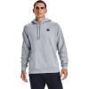 Under Armour Men’s Rival Fleece Sportstyle Logo Hoodie(Mod Gray Light Heather (011)/Onyx White)