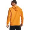 Under Armour Men’s Rival Fleece Sportstyle Logo Hoodie(Omega Orange (857)/Onyx White)