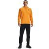 Under Armour Men’s Rival Fleece Sportstyle Logo Hoodie(Omega Orange (857)/Onyx White)