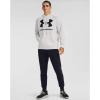 Under Armour Men’s Rival Fleece Sportstyle Logo Hoodie(Onyx White (112)/Black)