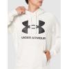 Under Armour Men’s Rival Fleece Sportstyle Logo Hoodie(Onyx White (112)/Black)
