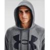Under Armour Men’s Rival Fleece Sportstyle Logo Hoodie(Pitch Gray Light Heather (012)/Black)