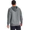 Under Armour Men’s Rival Fleece Sportstyle Logo Hoodie(Pitch Gray Light Heather (012)/Black)