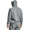 Under Armour Men’s Rival Fleece Sportstyle Logo Hoodie(Pitch Gray Light Heather (012)/Onyx White)