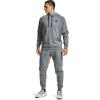Under Armour Men’s Rival Fleece Sportstyle Logo Hoodie(Pitch Gray Light Heather (012)/Onyx White)