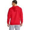 Under Armour Men’s Rival Fleece Sportstyle Logo Hoodie(Red (600)/Onyx White)
