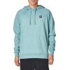 Under Armour Men’s Rival Fleece Sportstyle Logo Hoodie(Retro Teal Light Heather (391)/Onyx White)