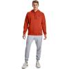 Under Armour Men’s Rival Fleece Sportstyle Logo Hoodie(Rich Orange (830)/Onyx White)