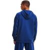 Under Armour Men’s Rival Fleece Sportstyle Logo Hoodie(Tech Blue (432)/Onyx White)