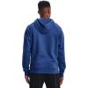Under Armour Men’s Rival Fleece Sportstyle Logo Hoodie(Tech Blue Light Heather (432)/Indigo)