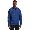 Under Armour Men’s Rival Fleece Sportstyle Logo Hoodie(Tech Blue Light Heather (432)/Indigo)