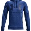 Under Armour Men’s Rival Fleece Sportstyle Logo Hoodie(Tech Blue Light Heatherindigo)
