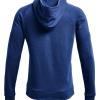 Under Armour Men’s Rival Fleece Sportstyle Logo Hoodie(Tech Blue Light Heatherindigo)