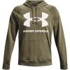 Under Armour Men’s Rival Fleece Sportstyle Logo Hoodie(Tent (361)/Onyx White)