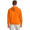 Under Armour Men’s Rival Fleece Sportstyle Logo Hoodie(Vibe Orange (850)/Onyx White)