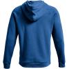 Under Armour Men’s Rival Fleece Sportstyle Logo Hoodie(Victory Blue (474)/Team Orange)